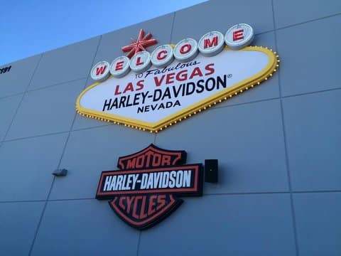 Las Vegas Harley-Davidson Store Sign